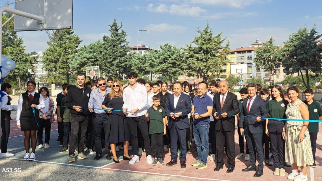 NİMET FAHRİ ÖKSÜZ MTAL BASKETBOL SAHASI AÇILIŞI YAPILDI.